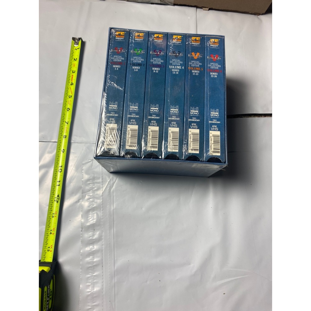 Victory At Sea Special Collector's Edition VHS Box Set Volumes 1-6 New Sealed